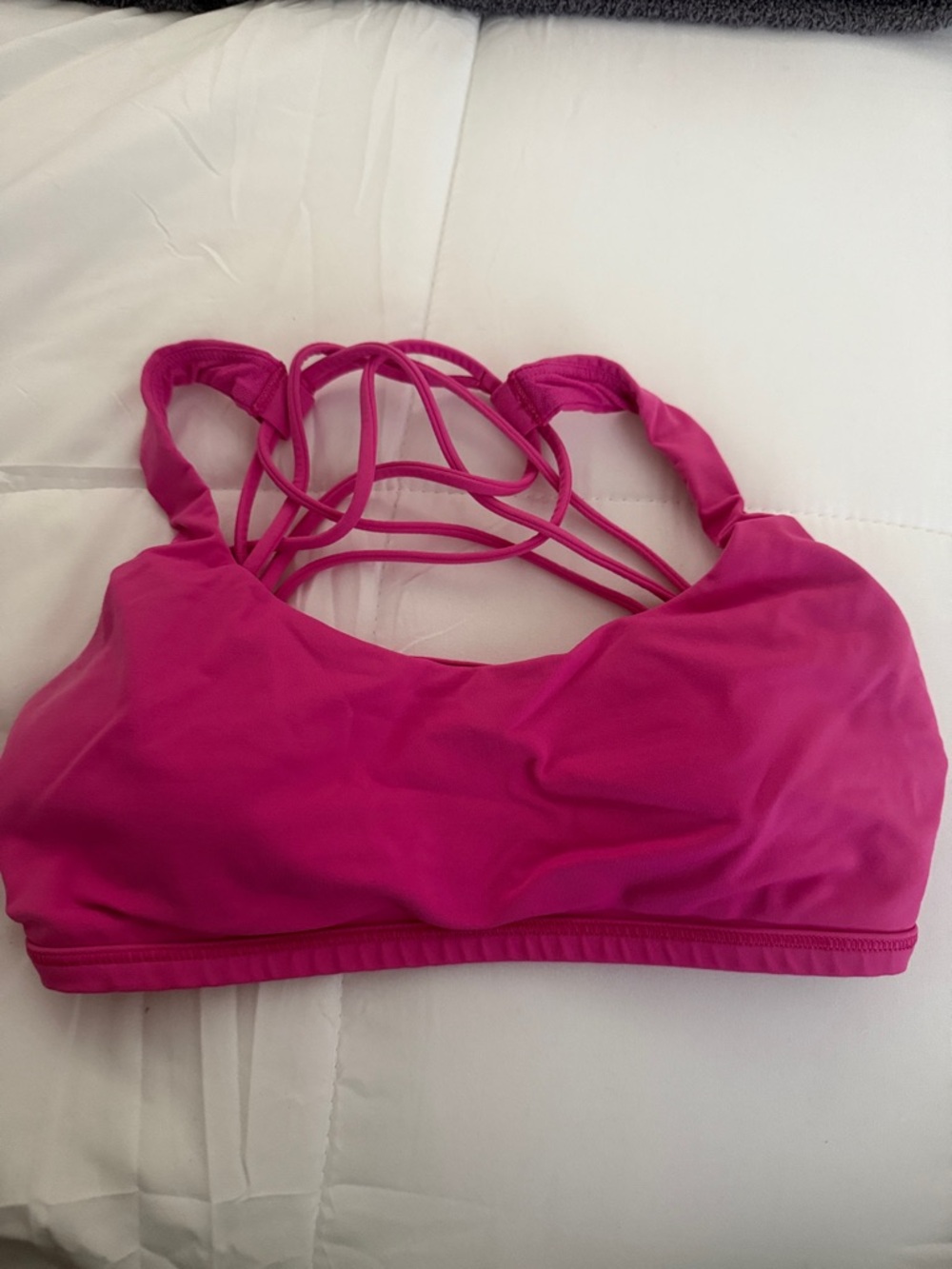 Lululemon Free to Be worn sports bra